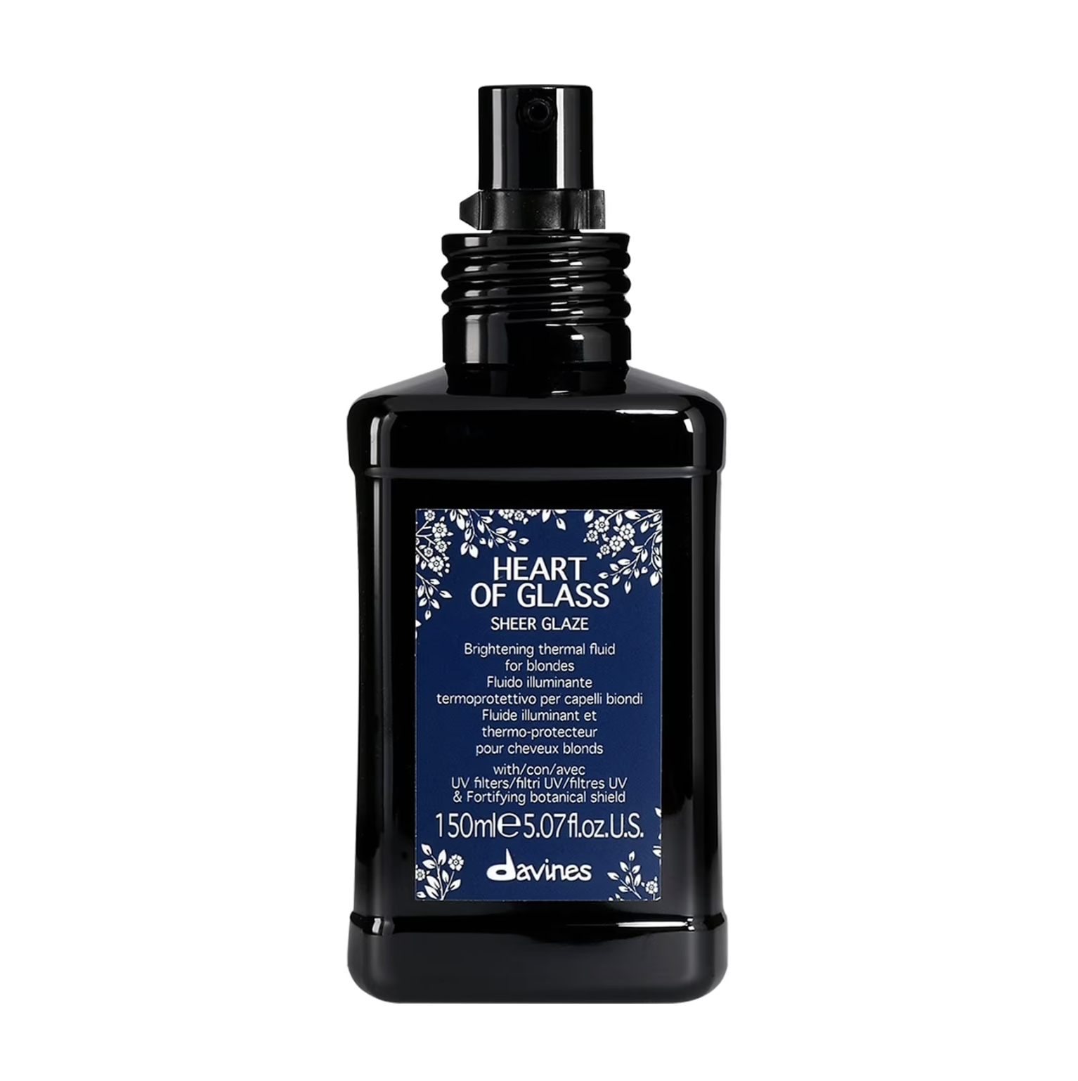 Davines Heart Of Glass Sheer Glaze - Термозащитный флюид для блеска волос Davines Heart Of Glass Sheer Glaze - Термозащитный флюид для блеска волос